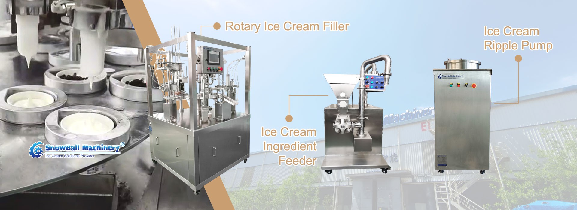 ice cream filling machines